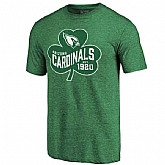 Men's Arizona Cardinals St. Patrick's Day Green Short Sleeve T-Shirt FengYun,baseball caps,new era cap wholesale,wholesale hats